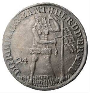 Fundmünze, 24 Mariengroschen (2/3 Taler), 1702