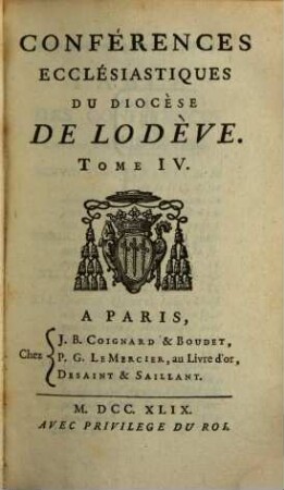 Conférences Ecclésiastiques Du Diocèse De Lodève, 4