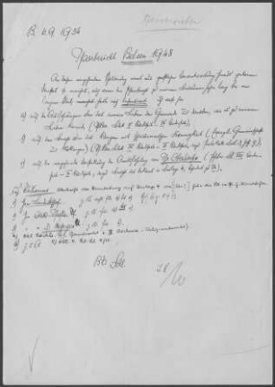 Belsen: Pfarrbericht 1948