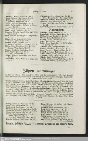 Zöpen mit Rittergut