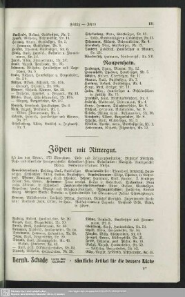 Zöpen mit Rittergut