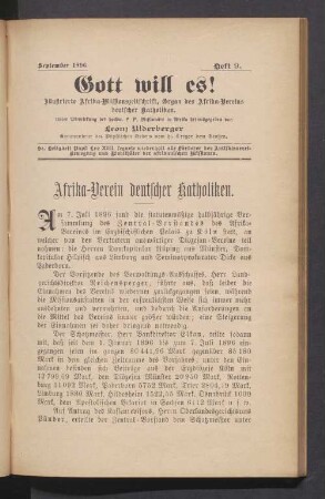 Heft 9. September 1896