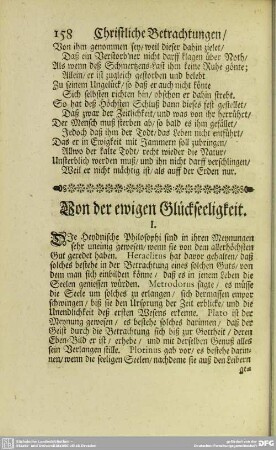 Von der ewigen Glückseeligkeit