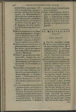 De Militaribus Rebus. Cap. XLIII