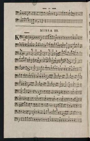 12-18, Missa III.