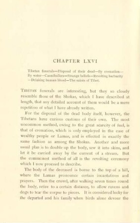 Chapter LXVI. Tibetan funerals ...