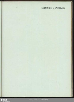 Grünes Gewölbe