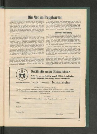 Jubiläums-Ausstellung