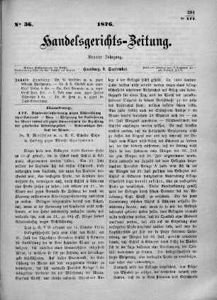 No. 36. 9. September 1876