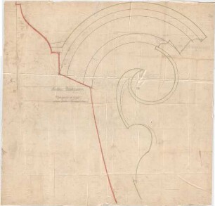 Thiersch, Friedrich von; München; Palais Bernheimer - Turmunterbau (Ansicht, Schnitt)