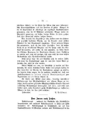 Von Innen nach Außen