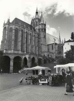 Der Domplatz in Erfurt