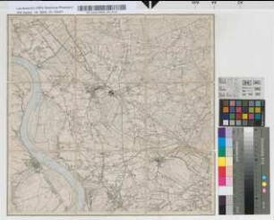 [Topographische Karte 1 : 25.000 (Meßtischblätter): Nördliche Rheinprovinz und angrenzende Gebiete]. 2501, [4406] Dinslaken 51°30' - 24°20' F. Hauptvertrieb d. Karten de. Kgl. Landesaufnahme. R. Eisenschmidt, Verlagsbuchhandlung. Berlin NW., Dorotheenstr. 70a. Im deutschen Offiziersverein