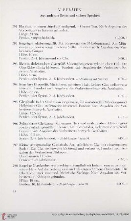 V. Persien. Späere Epochen
