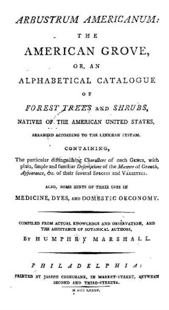 Arbustum americanum