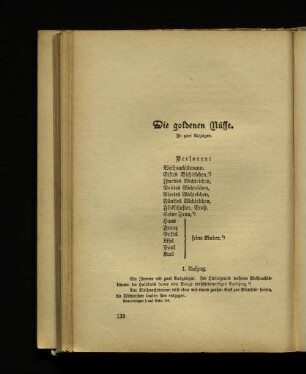 Die goldenen Nüsse.