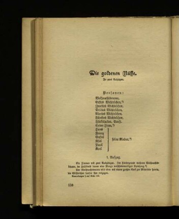 Die goldenen Nüsse.