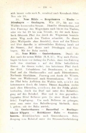 30. Neue Mühle - Bergshausen - Tische - Dörnhagen - Guxhagen.