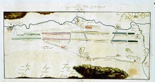 WHK 7 Reichs- und Französischer Krieg von 1688-1697 bis zum Frieden von Ryswick: Feldlager der holländischen Truppen bei Halle, 13. August 1690