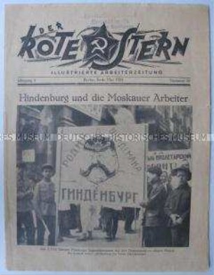 Proletarische Halbmonatszeitschrift "Der Rote Stern" u.a. zum Volksentscheid über die Fürstenenteignung