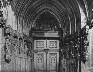 Bamberg, Marienkirche, Brautpforte, nördliches Seitenschiff