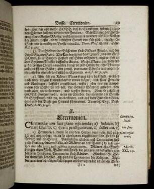 C. = Ceremonien – Creutz