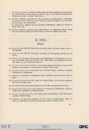 II. Teil (Nr. 809-1037)