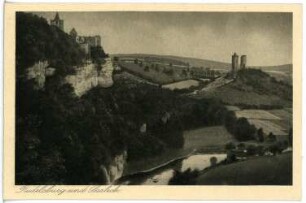 Rudelsburg. Rudelsburg und Saaleck