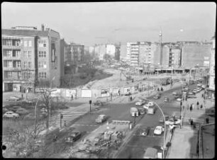 Bauarbeiten an der Wilmersdorfer Straße