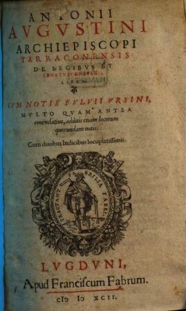 De legibus et senatus consultis liber : Adiunctis legum antiquar. et Senatus consultor. fragmentis