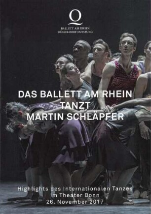 Das Ballett am Rhein tanzt Martin Schläpfer
