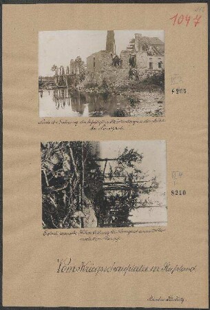 Nach der Eroberung des befestigten Brückenkopfes und der Mühle bei Nowogrod