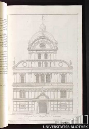 Prospetto del Tempio di S. Zaccaria