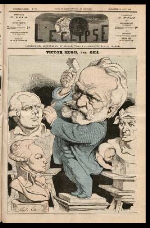 Victor Hugo, par Gill