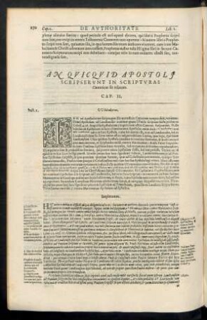 An Quicquid Apostoli Scripserunt In Scripturas Canonicas sit relatum. Cap. II.