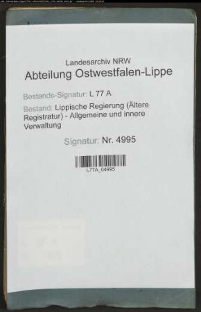 Gendarmerie - Polizei [Generalia] (berittene Polizei, Grenzschutzwache), Bd. 16