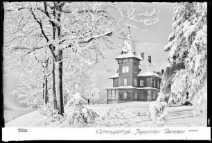 Rehefeld im Erzgebirge, Jagdschloss im Winter