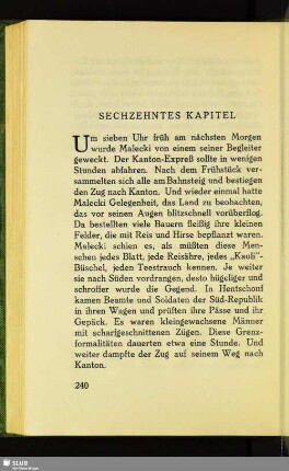 Sechzehntes Kapitel
