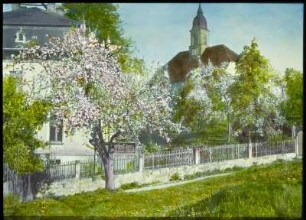 Langenhennersdorf : Langenhennersdorf. Blick zur Kirche