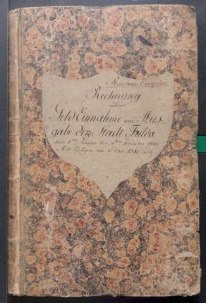 IX A 1 - Alte Stadtrechnungen (1822)