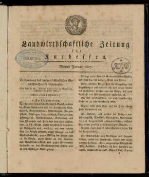 Monat Januar 1827