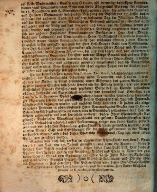 Auszug eines Schreiben von Neapel, vom 18. Augusti 1718