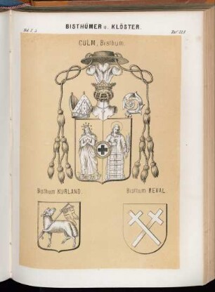 Taf. 228. Culm, Bisthum. - Bisthum Kurland. - Bisthum Reval