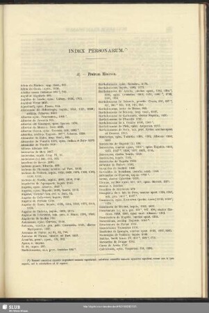Index Personarum
