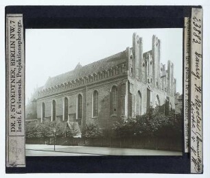Danzig, Nikolaikirche (Dominikanerkirche) : Außenansicht von NW