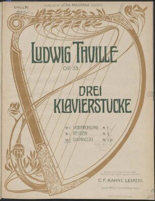 Drei Klavierstücke : op. 33, 3. Capriccio