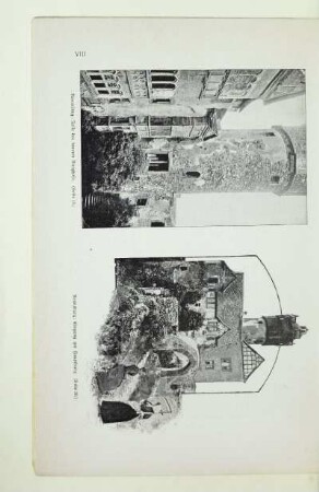 Ronneburg: Teile des inneren Burghofs