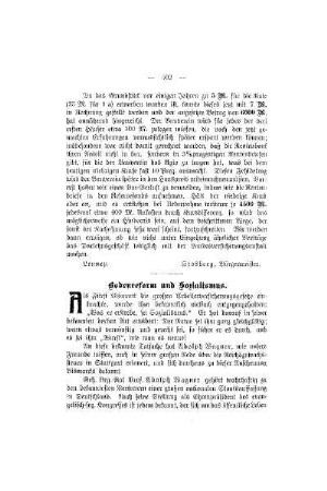 Bodenreform und Sozialismus