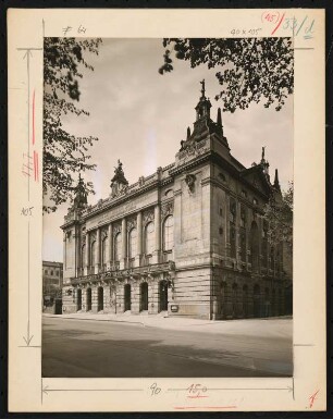 Theater des Westens (auch: Volksoper), Berlin-Charlottenburg: Ansicht von Süden
