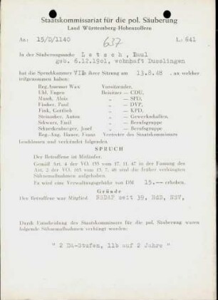Letsch, Paul